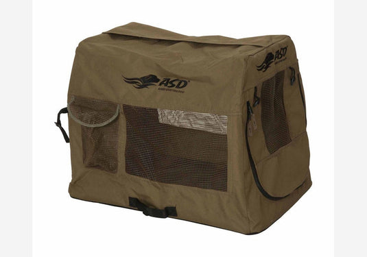 ASD Faltbare Hunde-Transportbox Quick Set Braun Medium-SOTA Outdoor