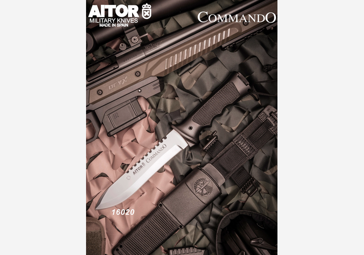 Load image into Gallery viewer, Aitor - Bundeswehr Commando Messer - für extreme Survival-Situationen
