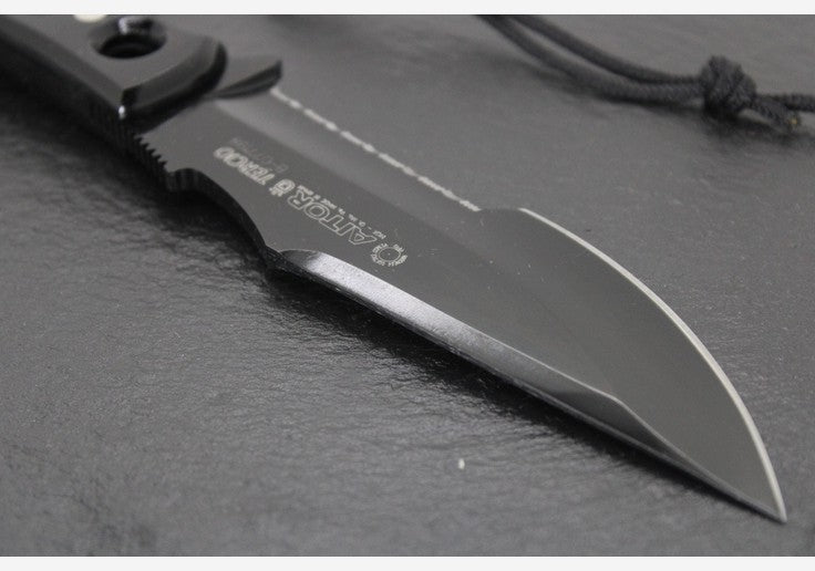 Load image into Gallery viewer, Aitor - Tercio Black Tactical Knife - Hochwertiges Mova-Edelstahlmesser
