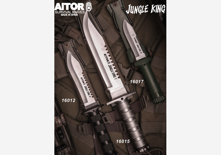 Load image into Gallery viewer, Aitor - Überlebensmesser JUNGLE KING I
