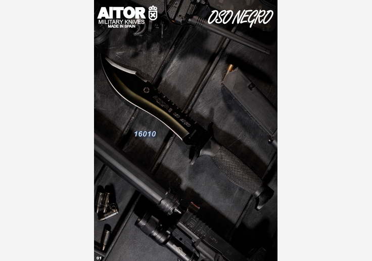 Load image into Gallery viewer, Aitor - Überlebensmesser OSO NEGRO BLACK
