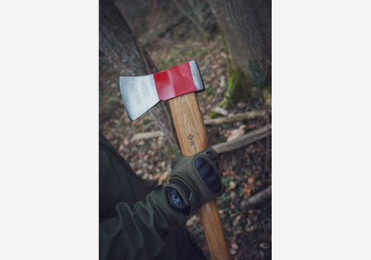 Profi Axt mit Holzstiel - 59 cm Gesamtlänge für Outdoor und Forst