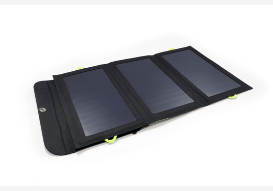 BasicNature Outdoor Solar-Ladegerät inkl. Powerbank (10.000 mAh) & Tasche-SOTA Outdoor