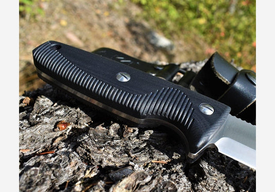EKA Nordic W12 Survival-Messer / Fährtenmesser inkl. Lederscheide-SOTA Outdoor