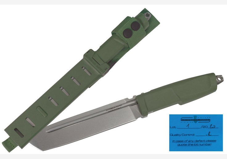 Laden Sie das Bild in Galerie -Viewer, {Extrema Ratio Giant Mamba Ranger Green Kampfmesser inkl. Nylon-Scheide-SOTA Outdoor
