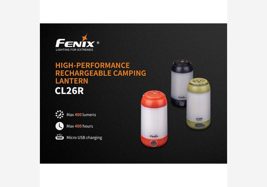 Fenix CL26R LED Campingleuchte mit USB Anschluss Grün-SOTA Outdoor