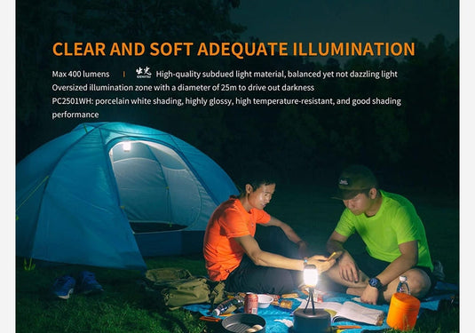 Fenix CL26R LED Campingleuchte mit USB Anschluss Schwarz-SOTA Outdoor