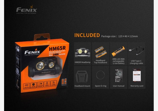 Fenix HM65R LED-Stirnlampe 1400 Lumen-SOTA Outdoor
