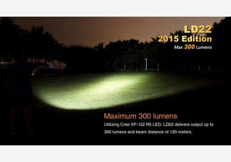 Laden Sie das Bild in Galerie -Viewer, {Fenix LD22 2015 Edition LED-Taschenlampe 300 Lumen-SOTA Outdoor
