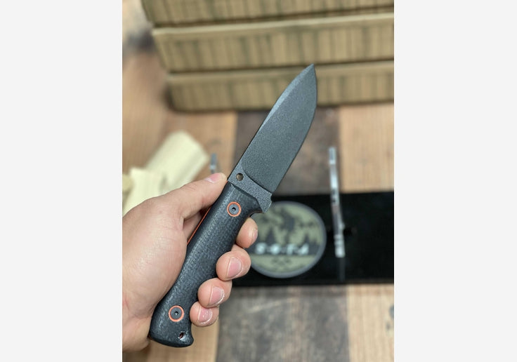 Load image into Gallery viewer, Guerrero Knives Outdoor-Messer &quot;Black Bear&quot; mit Micarta Griff - Made in Spain-SOTA Outdoor
