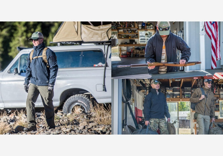 Load image into Gallery viewer, Helikon Tex &quot;Gunfighter Jacket&quot; Oliv Leicht &amp; Hoher Schutz-SOTA Outdoor
