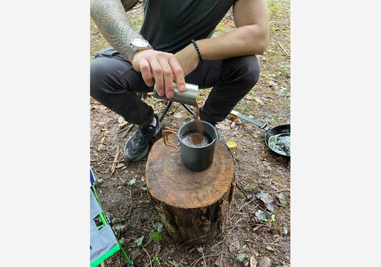 Helikon Tex Camp Coffee Grinder Hand Kaffeemühle Edelstahl Zerlegbar