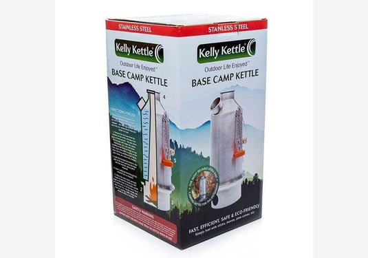 Kelly Kettle Base Camp Outdoor-Wasserkocher aus Edelstahl inkl. Zubehör-SOTA Outdoor