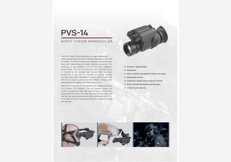 Load image into Gallery viewer, L3Harris Technologies - Monokular Nachtsichtgerät PVS-14 mit Photonis Gen2+-Bildröhre-SOTA Outdoor
