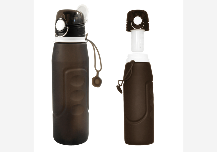 Load image into Gallery viewer, Outdoor-Wasserfilter &amp; Silikonflasche &#39;Collapsible&#39; Ultrakleines Packmaß 1L-SOTA Outdoor
