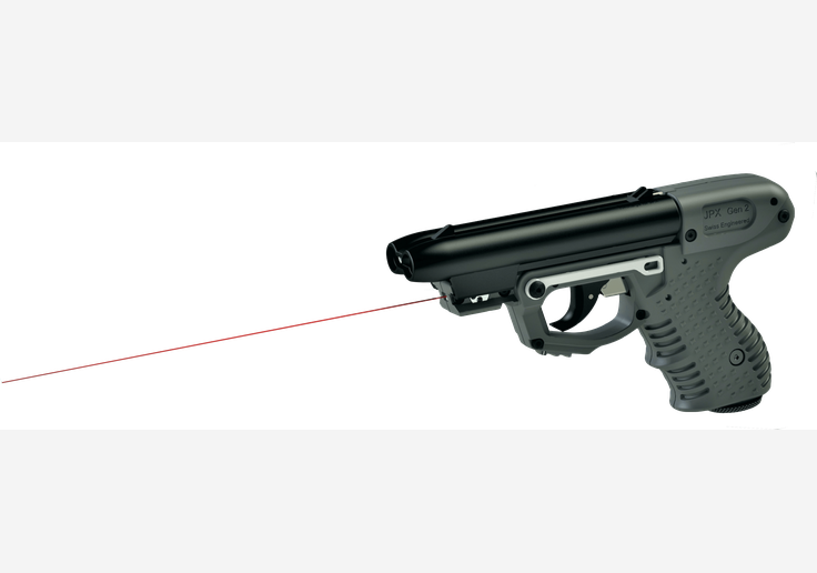 Load image into Gallery viewer, Pfefferspray Pistole Jet Protector JPX 2-schüssig mit integrieter Lasereinheit 2. Generation-SOTA Outdoor
