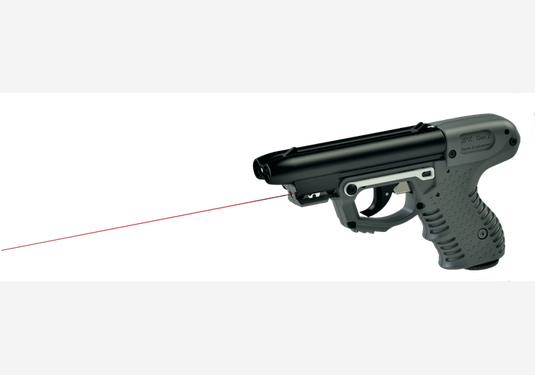 Pfefferspray Pistole Jet Protector JPX 2-schüssig mit integrieter Lasereinheit 2. Generation-SOTA Outdoor