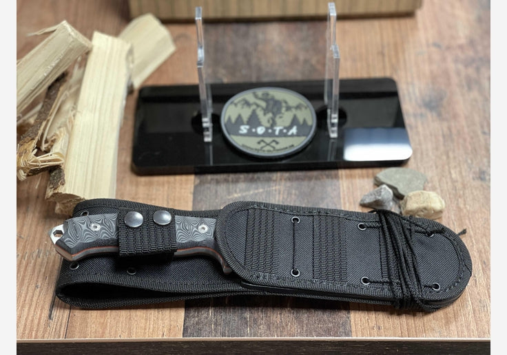 Load image into Gallery viewer, Scorpion 2.0 Outdoor-Messer mit Micarta Griff Made in Spain inkl. Nylonscheide-SOTA Outdoor
