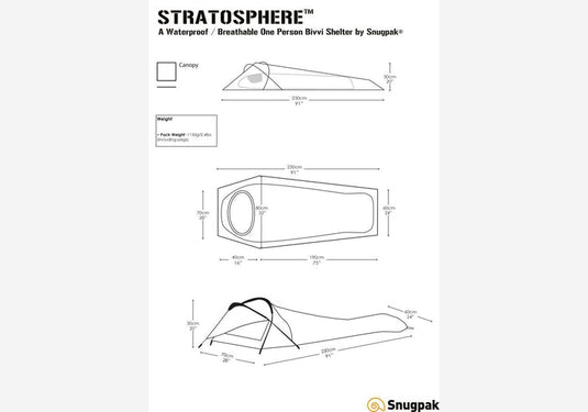 Snugpak - Statosphere Bivvi Bag - ultrakompakter Biwaksack-SOTA Outdoor