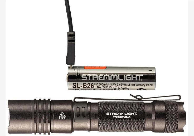 Laden Sie das Bild in Galerie -Viewer, {Streamlight ProTac 2L-X taktische Mini-Taschenlampe mit Clip 500 Lumen-SOTA Outdoor
