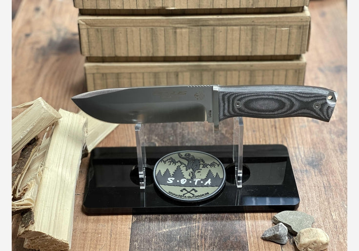 Laden Sie das Bild in Galerie -Viewer, {Ursus-XXL Outdoor-Messer mit Micarta Griff Made in Spain-SOTA Outdoor
