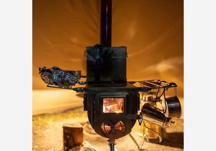 Laden Sie das Bild in Galerie -Viewer, {Zeltofen Winnerwell - Woodlander 1G L-sized - 46x25x24 cm Cook Camping Stove
