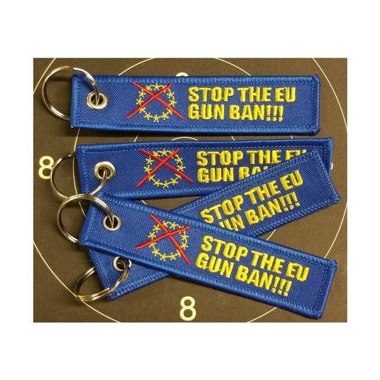 GRA Schlüsselanhänger Stop EU Gun Ban