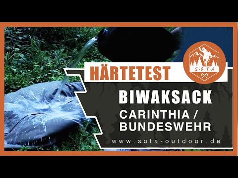 Load and play video in Gallery viewer, Carinthia Biwaksack Goretex Original aus Bundeswehr- und KSK-Beständen
