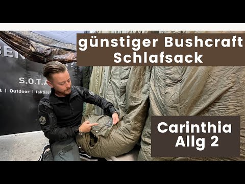 Load and play video in Gallery viewer, Carinthia Bundeswehr Schlafsack allgemein 2-Video
