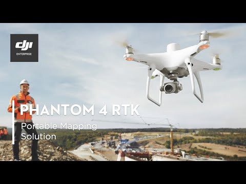 Load and play video in Gallery viewer, DJI Phantom 4 RTK Drohne mit RTK-Modul
